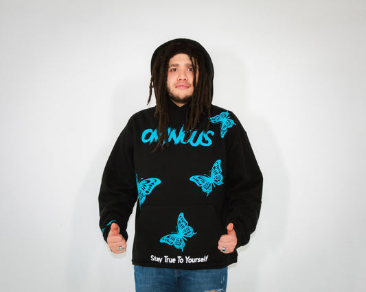 Butterfly Hoodie (Turquoise)